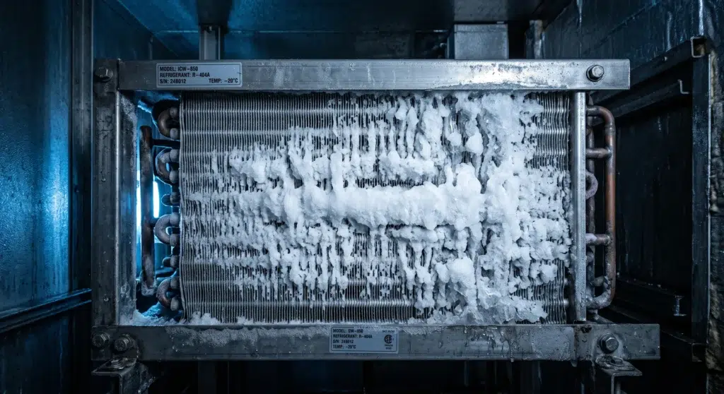 evaporador camara frigorifica bloqueado por acumulacion de hielo